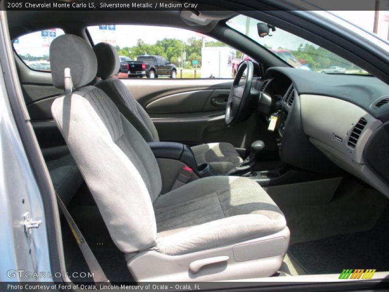 Silverstone Metallic / Medium Gray 2005 Chevrolet Monte Carlo LS