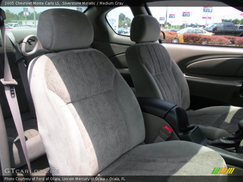 Silverstone Metallic / Medium Gray 2005 Chevrolet Monte Carlo LS