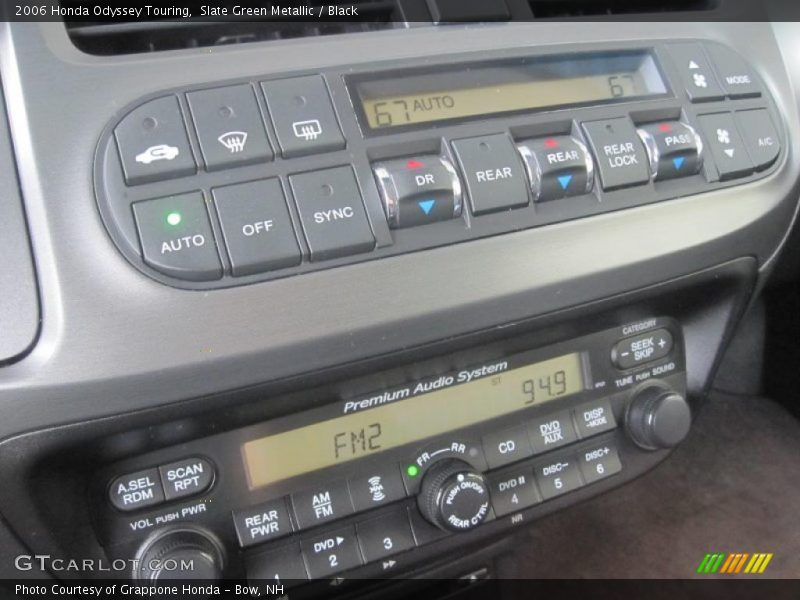 Slate Green Metallic / Black 2006 Honda Odyssey Touring