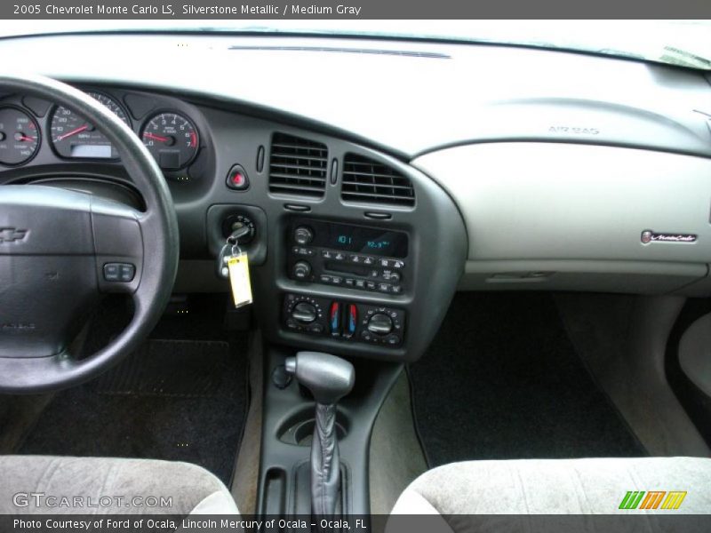 Silverstone Metallic / Medium Gray 2005 Chevrolet Monte Carlo LS