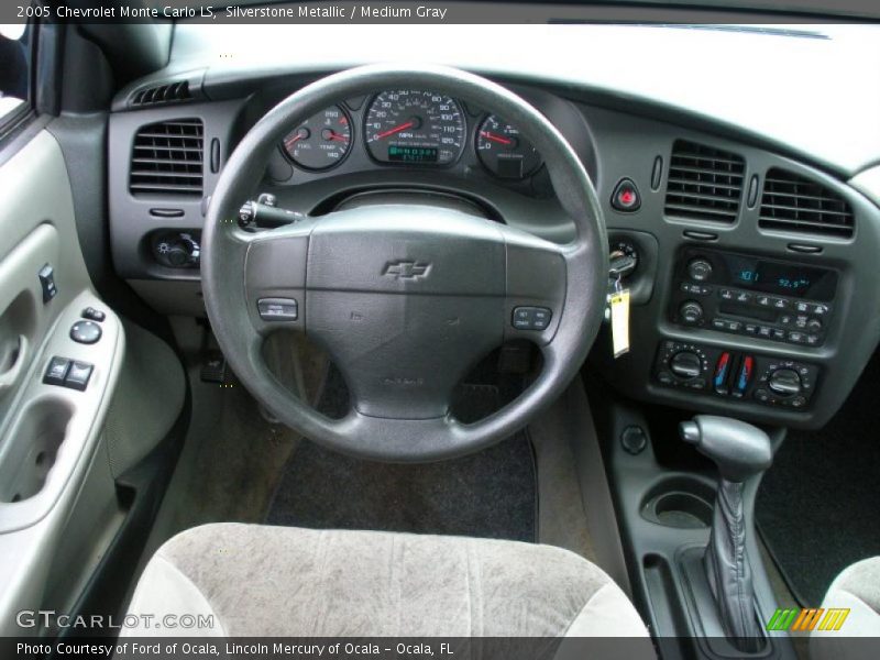 Silverstone Metallic / Medium Gray 2005 Chevrolet Monte Carlo LS