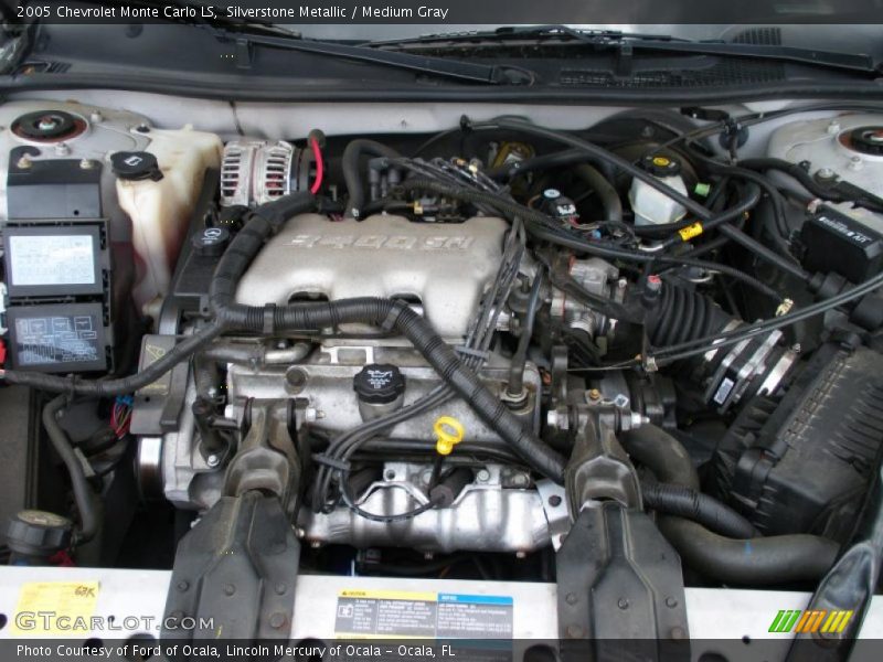 Silverstone Metallic / Medium Gray 2005 Chevrolet Monte Carlo LS