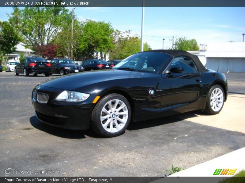 Jet Black / Black 2008 BMW Z4 3.0si Roadster
