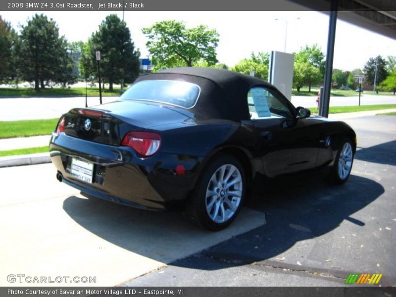 Jet Black / Black 2008 BMW Z4 3.0si Roadster