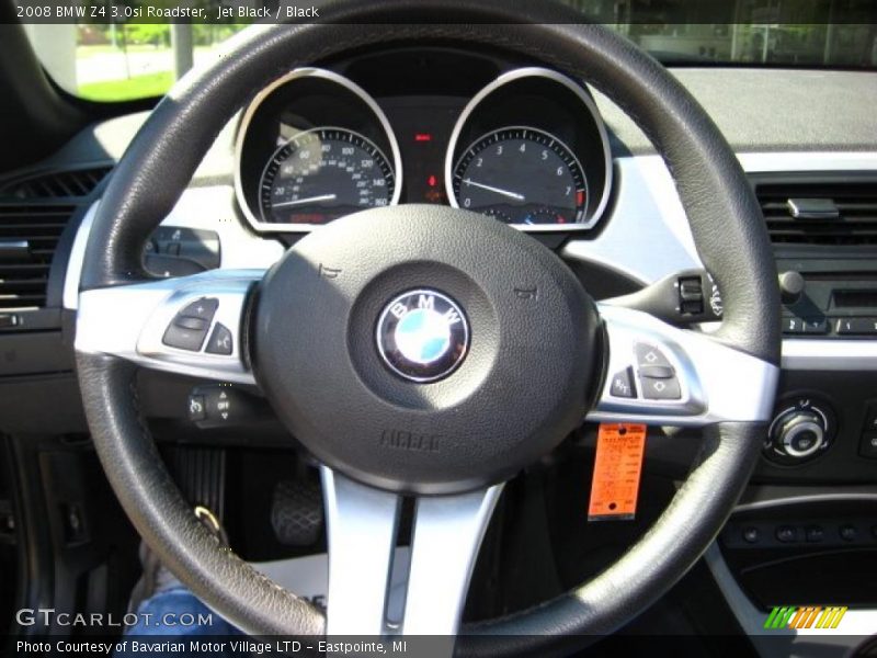 Jet Black / Black 2008 BMW Z4 3.0si Roadster