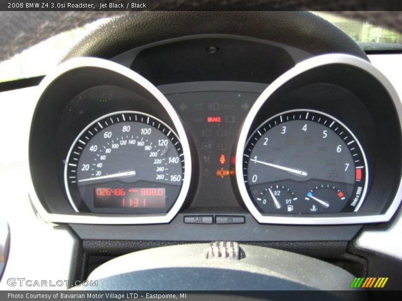 Jet Black / Black 2008 BMW Z4 3.0si Roadster
