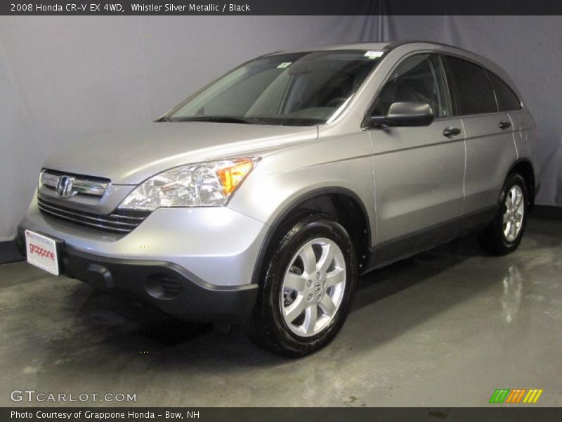 Whistler Silver Metallic / Black 2008 Honda CR-V EX 4WD