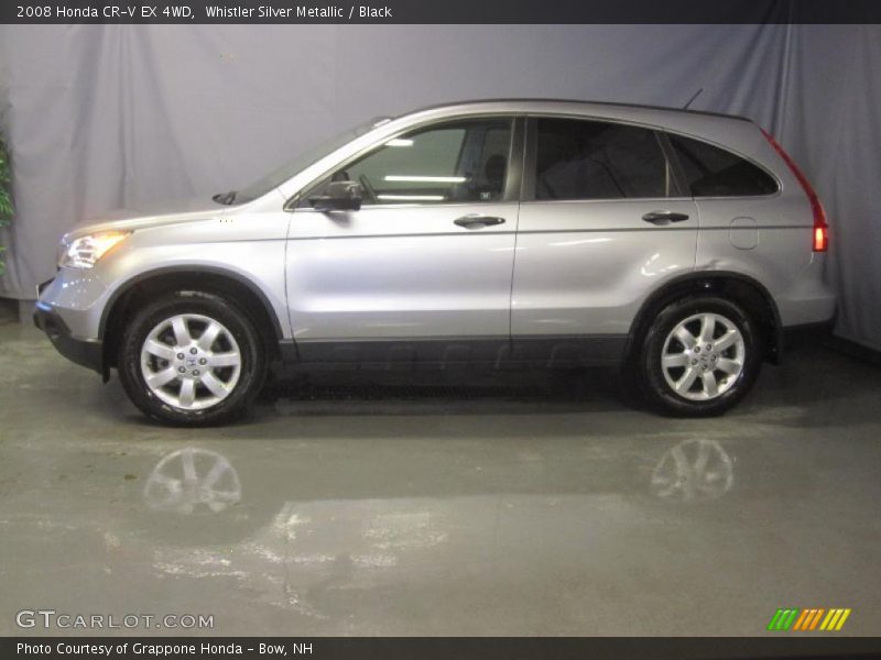 Whistler Silver Metallic / Black 2008 Honda CR-V EX 4WD