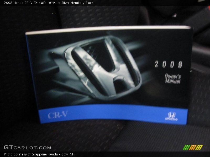 Whistler Silver Metallic / Black 2008 Honda CR-V EX 4WD