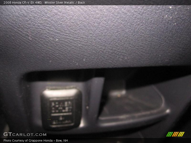 Whistler Silver Metallic / Black 2008 Honda CR-V EX 4WD