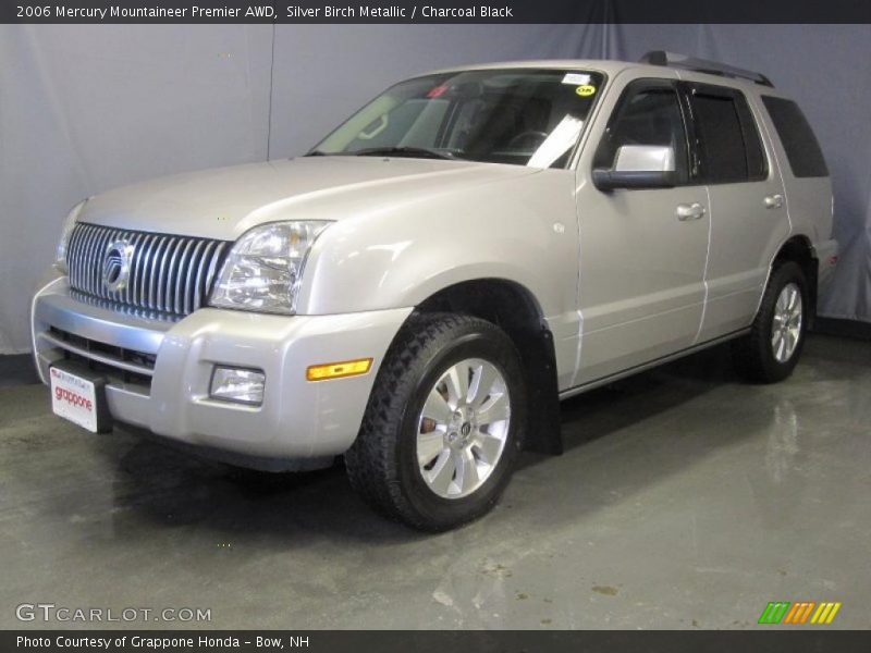 Silver Birch Metallic / Charcoal Black 2006 Mercury Mountaineer Premier AWD