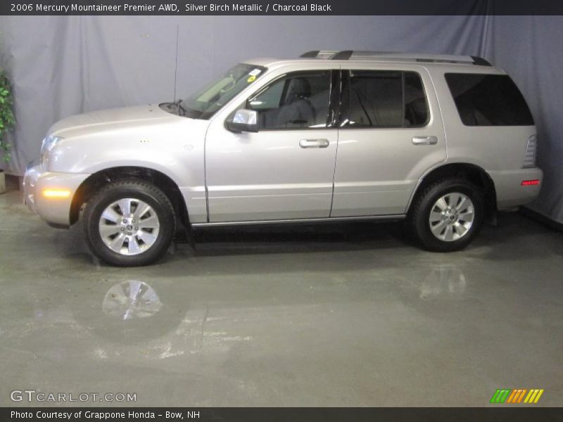 Silver Birch Metallic / Charcoal Black 2006 Mercury Mountaineer Premier AWD