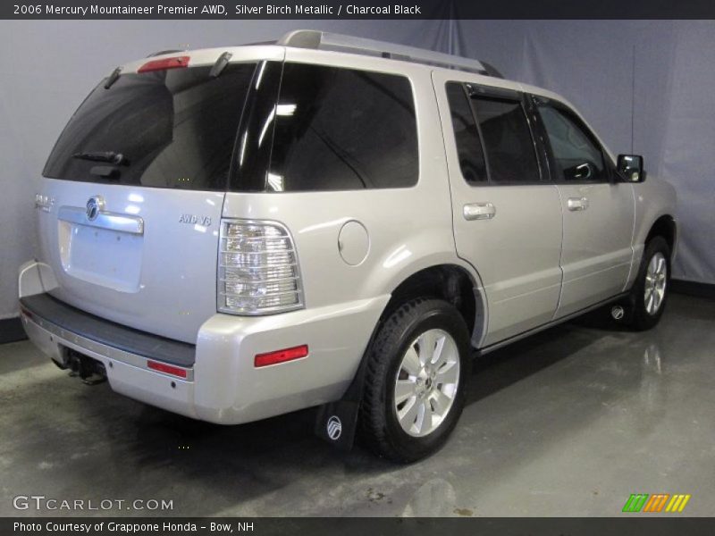 Silver Birch Metallic / Charcoal Black 2006 Mercury Mountaineer Premier AWD