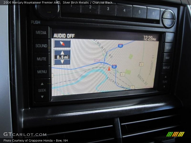 Silver Birch Metallic / Charcoal Black 2006 Mercury Mountaineer Premier AWD