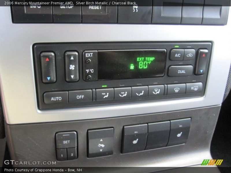 Silver Birch Metallic / Charcoal Black 2006 Mercury Mountaineer Premier AWD