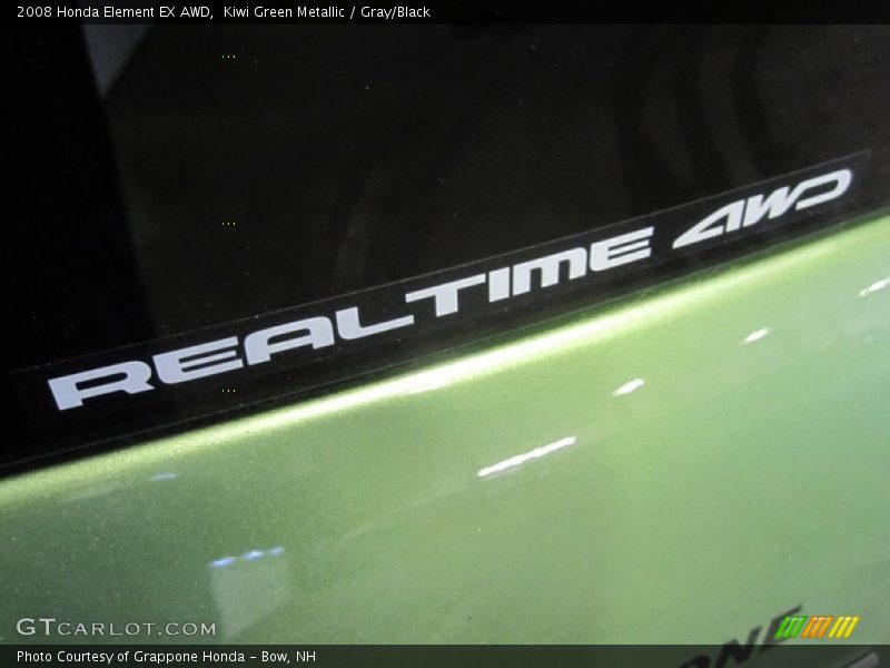 Kiwi Green Metallic / Gray/Black 2008 Honda Element EX AWD