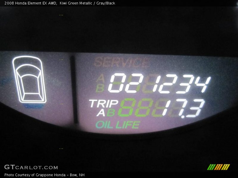 Kiwi Green Metallic / Gray/Black 2008 Honda Element EX AWD