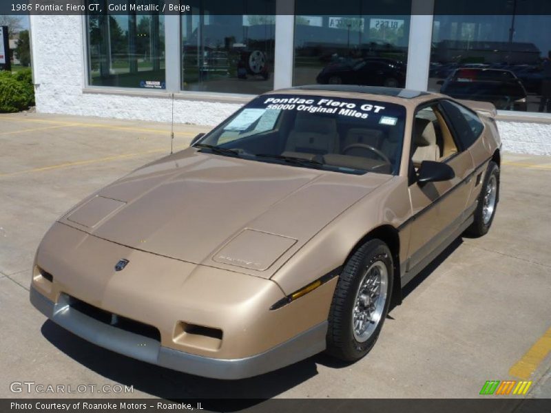Front 3/4 View of 1986 Fiero GT