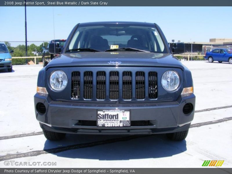 Steel Blue Metallic / Dark Slate Gray 2008 Jeep Patriot Sport