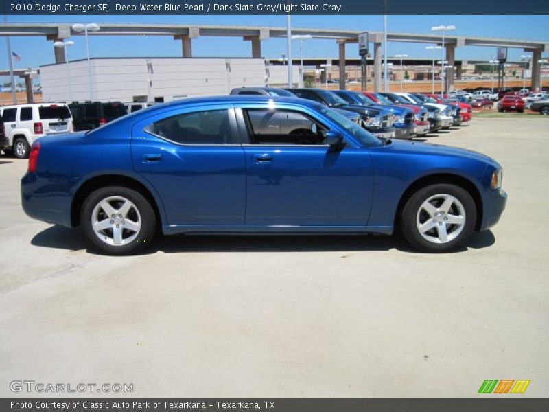 Deep Water Blue Pearl / Dark Slate Gray/Light Slate Gray 2010 Dodge Charger SE