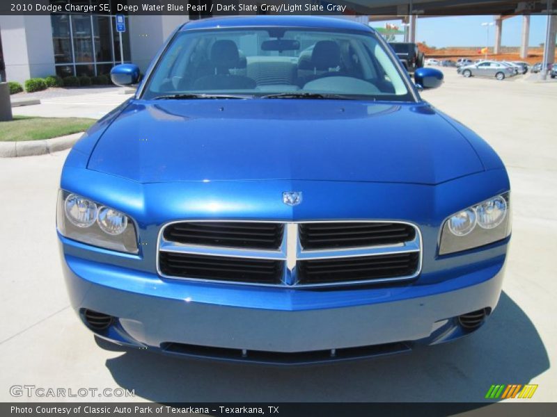 Deep Water Blue Pearl / Dark Slate Gray/Light Slate Gray 2010 Dodge Charger SE