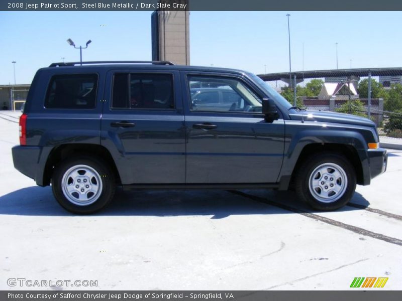 Steel Blue Metallic / Dark Slate Gray 2008 Jeep Patriot Sport