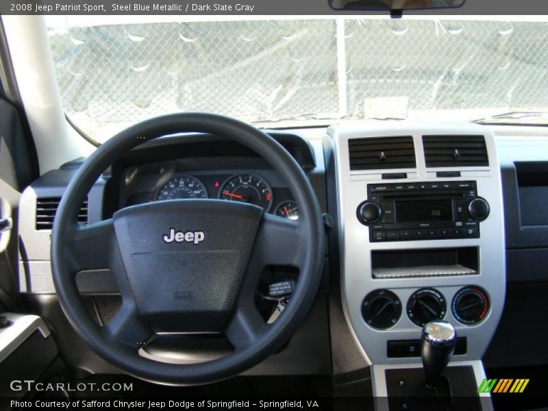 Steel Blue Metallic / Dark Slate Gray 2008 Jeep Patriot Sport