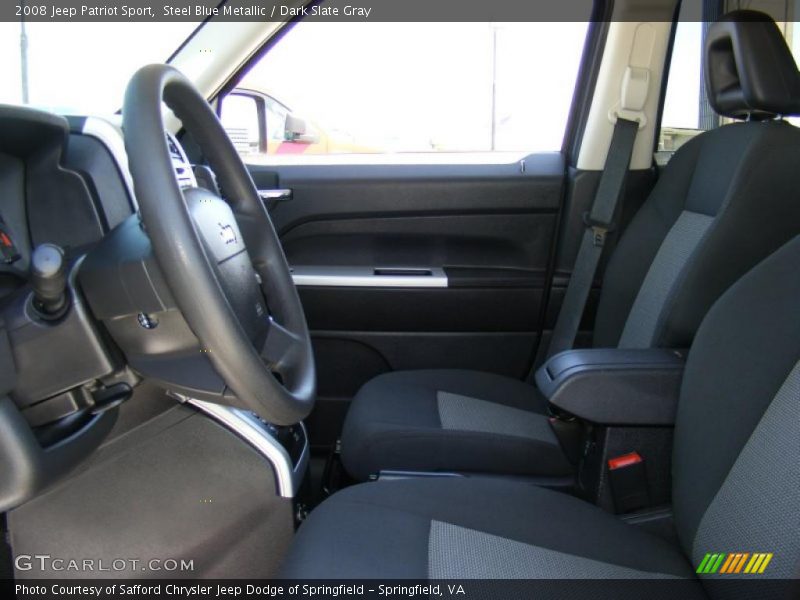 Steel Blue Metallic / Dark Slate Gray 2008 Jeep Patriot Sport