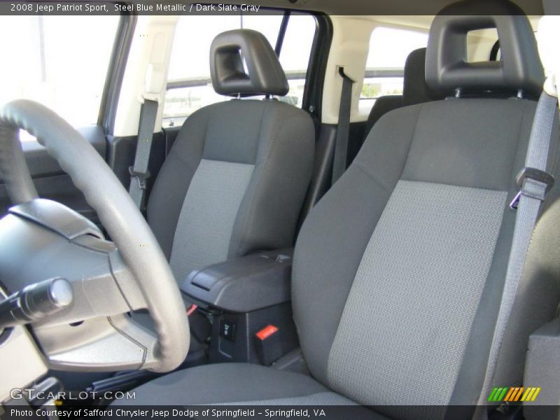 Steel Blue Metallic / Dark Slate Gray 2008 Jeep Patriot Sport