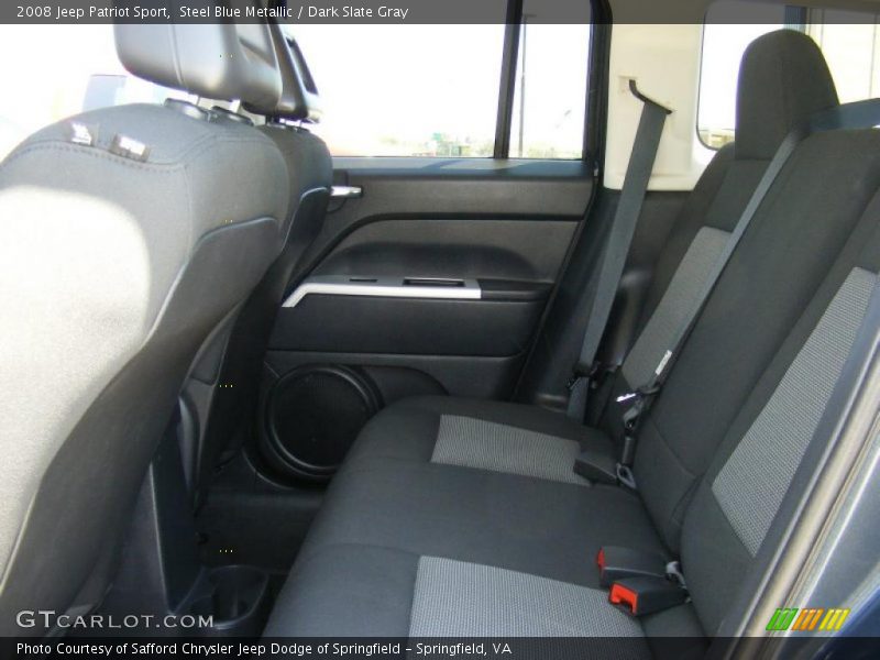 Steel Blue Metallic / Dark Slate Gray 2008 Jeep Patriot Sport