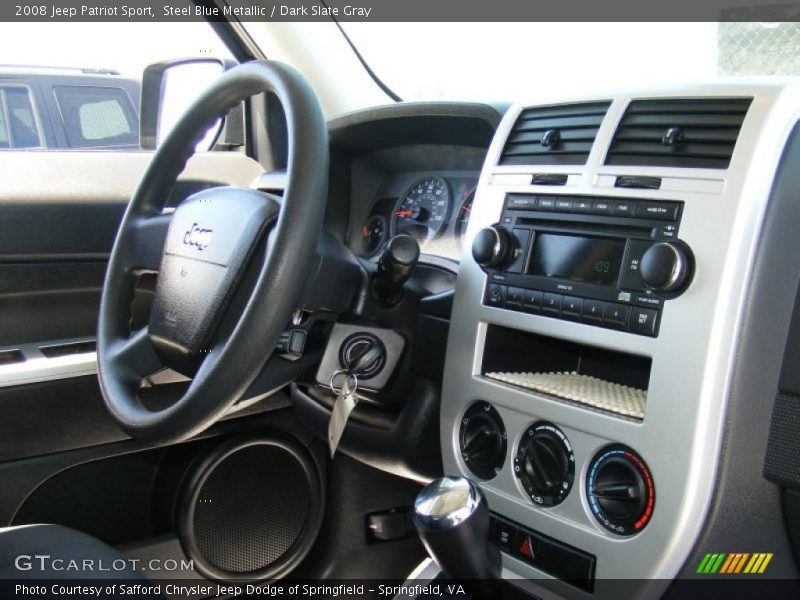 Steel Blue Metallic / Dark Slate Gray 2008 Jeep Patriot Sport