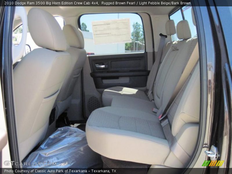 Rugged Brown Pearl / Light Pebble Beige/Bark Brown 2010 Dodge Ram 3500 Big Horn Edition Crew Cab 4x4