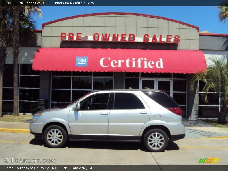 Platinum Metallic / Gray 2007 Buick Rendezvous CXL