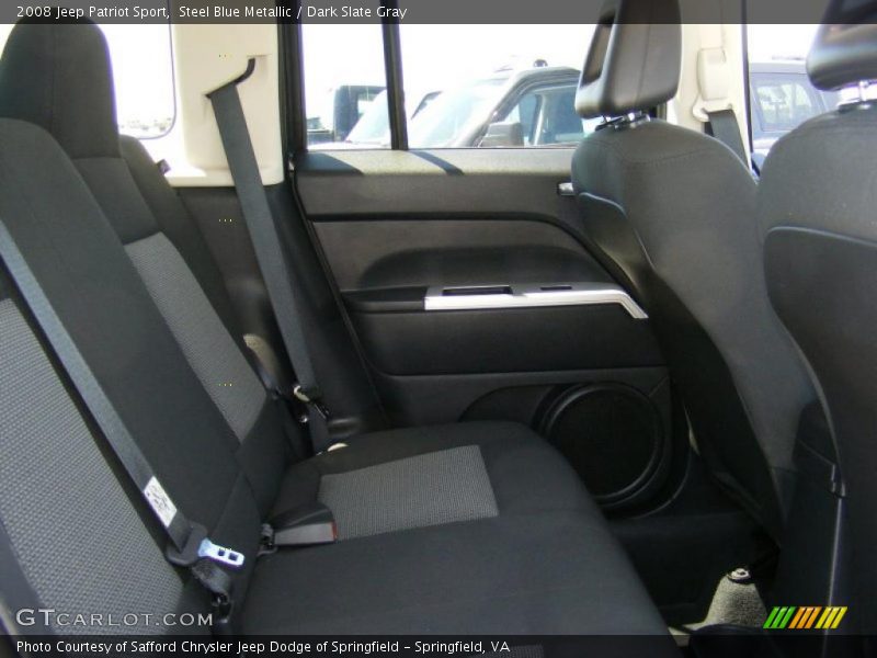 Steel Blue Metallic / Dark Slate Gray 2008 Jeep Patriot Sport