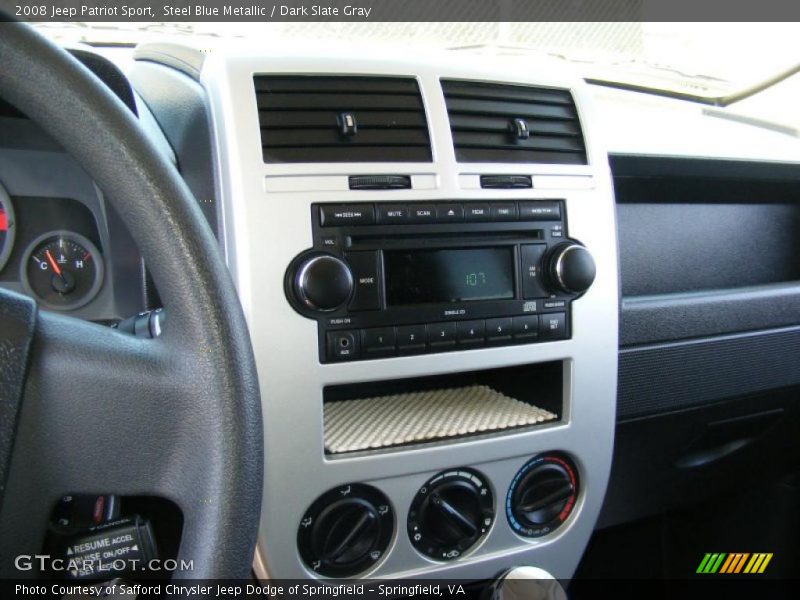 Steel Blue Metallic / Dark Slate Gray 2008 Jeep Patriot Sport