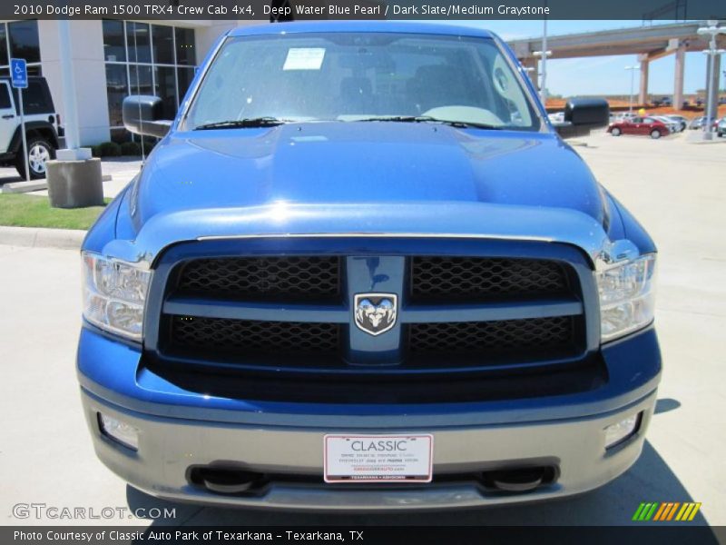 Deep Water Blue Pearl / Dark Slate/Medium Graystone 2010 Dodge Ram 1500 TRX4 Crew Cab 4x4