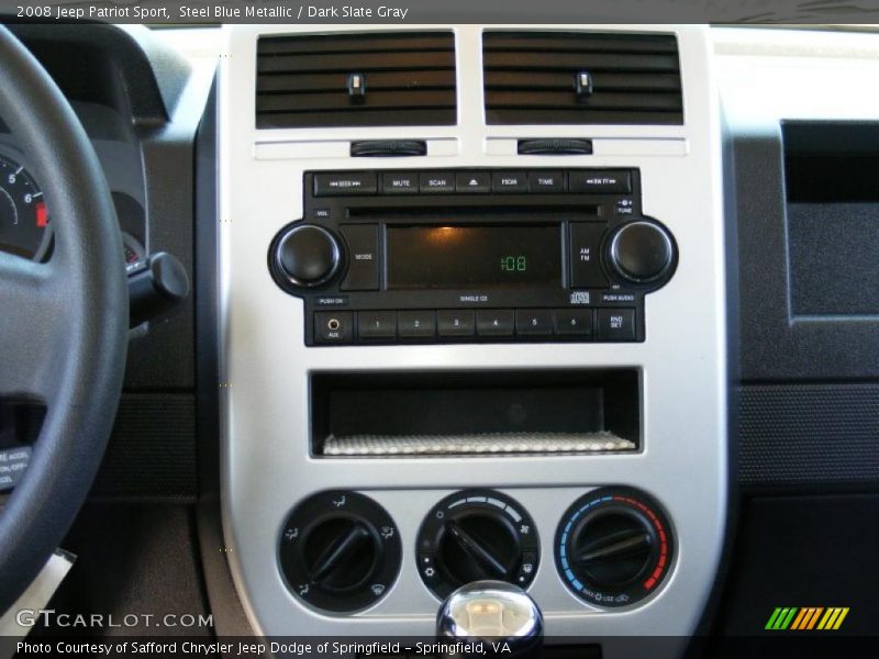 Steel Blue Metallic / Dark Slate Gray 2008 Jeep Patriot Sport