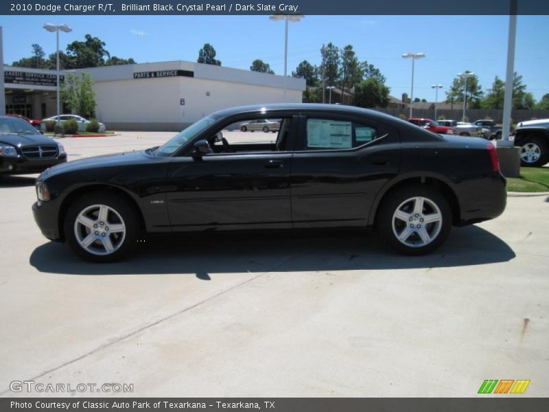 Brilliant Black Crystal Pearl / Dark Slate Gray 2010 Dodge Charger R/T