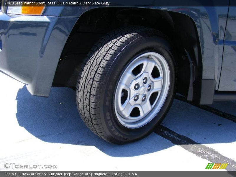 Steel Blue Metallic / Dark Slate Gray 2008 Jeep Patriot Sport