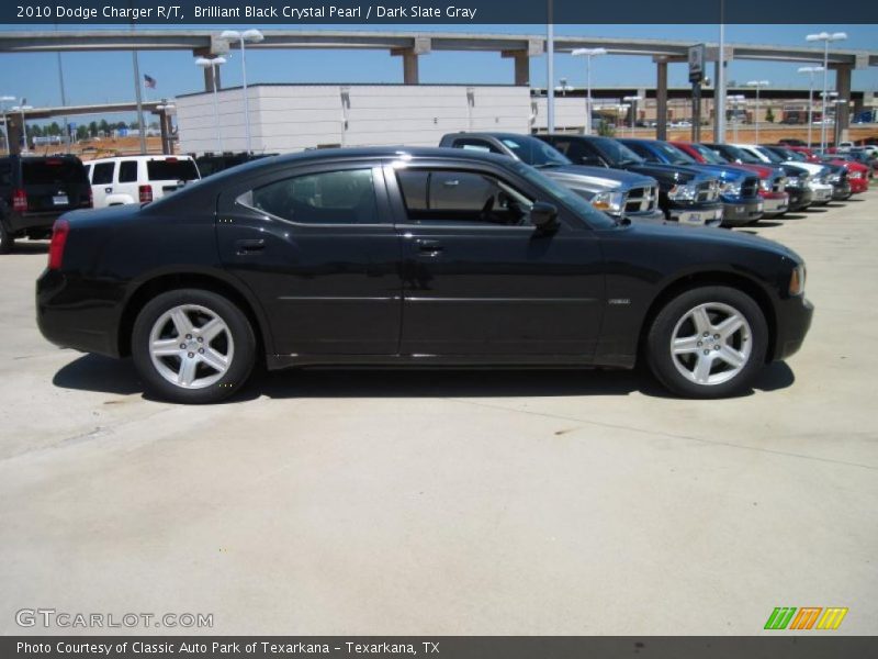 Brilliant Black Crystal Pearl / Dark Slate Gray 2010 Dodge Charger R/T