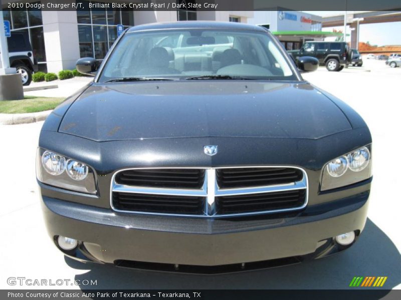 Brilliant Black Crystal Pearl / Dark Slate Gray 2010 Dodge Charger R/T