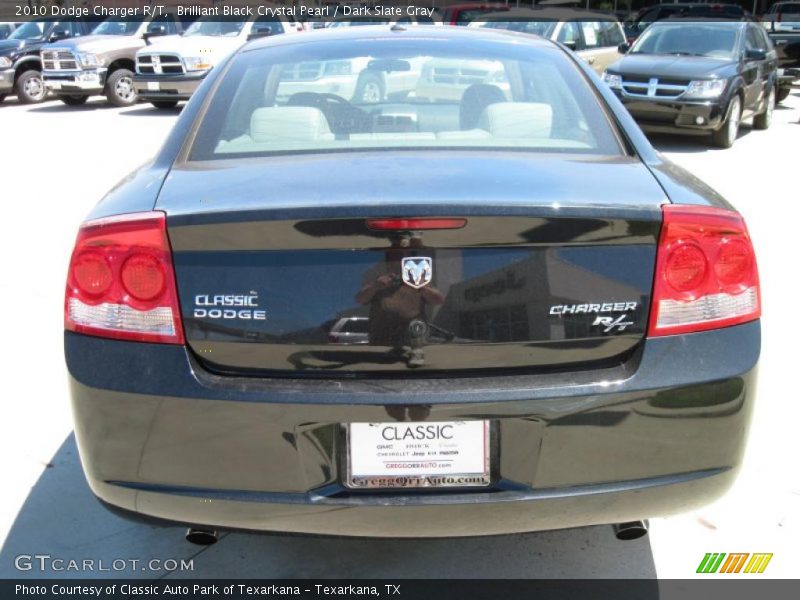 Brilliant Black Crystal Pearl / Dark Slate Gray 2010 Dodge Charger R/T
