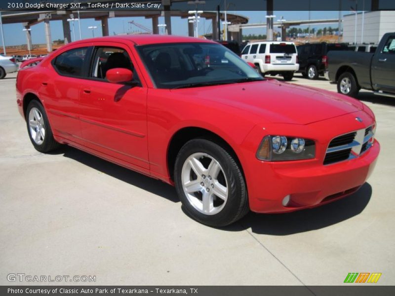 TorRed / Dark Slate Gray 2010 Dodge Charger SXT