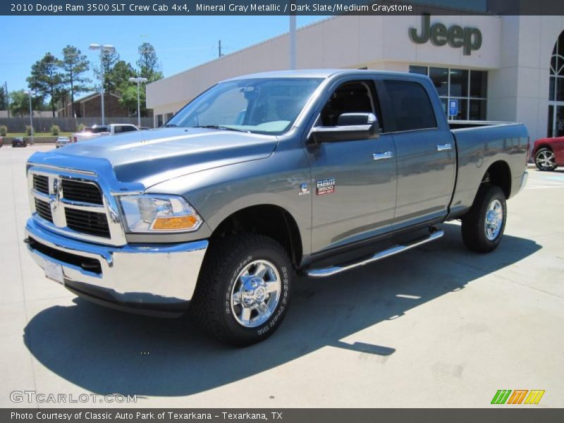 Mineral Gray Metallic / Dark Slate/Medium Graystone 2010 Dodge Ram 3500 SLT Crew Cab 4x4