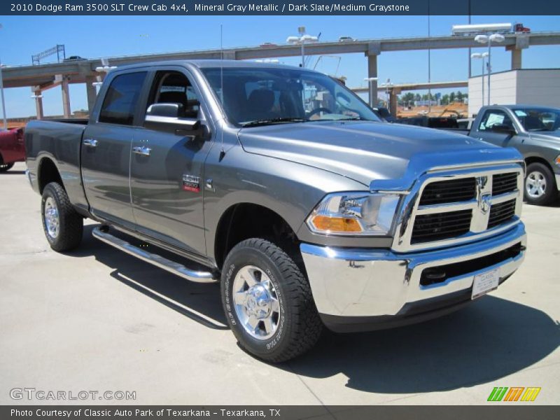 Mineral Gray Metallic / Dark Slate/Medium Graystone 2010 Dodge Ram 3500 SLT Crew Cab 4x4
