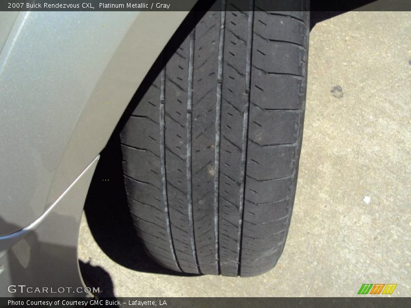 Platinum Metallic / Gray 2007 Buick Rendezvous CXL