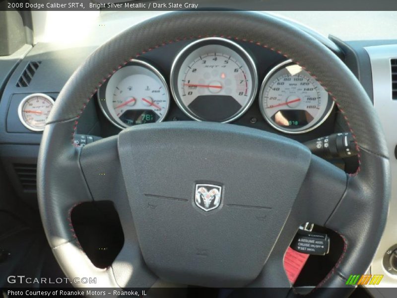 Bright Silver Metallic / Dark Slate Gray 2008 Dodge Caliber SRT4