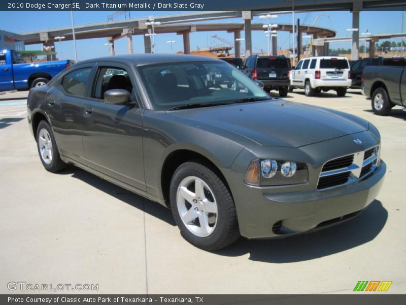 Dark Titanium Metallic / Dark Slate Gray 2010 Dodge Charger SE