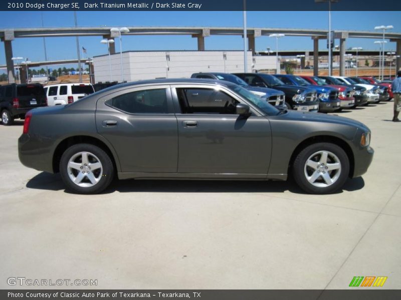 Dark Titanium Metallic / Dark Slate Gray 2010 Dodge Charger SE