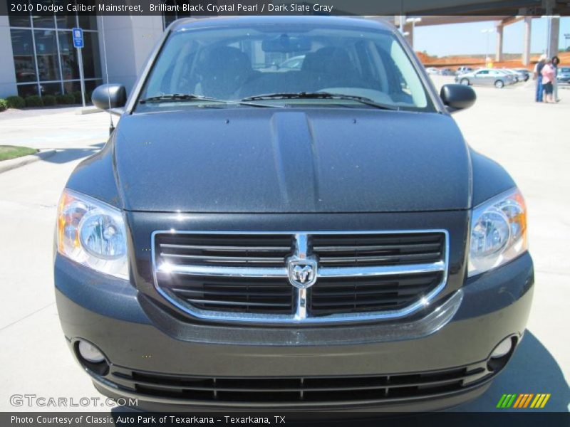 Brilliant Black Crystal Pearl / Dark Slate Gray 2010 Dodge Caliber Mainstreet
